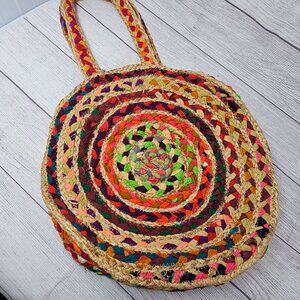 Handcrafted Chindi Women's Shoulder Tote - Gorgeous and amazing quality‎